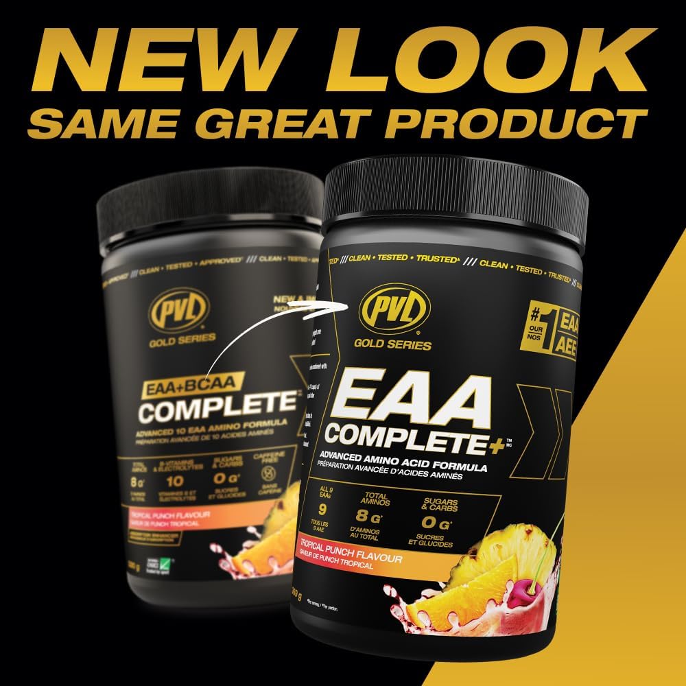 PVL EAA+BCAA Complete (30 Servings) - Hỗ Trợ Phục Hồi và Phát Triển Cơ, Giảm Đau Nhức Mệt Mỏi Sau Tập