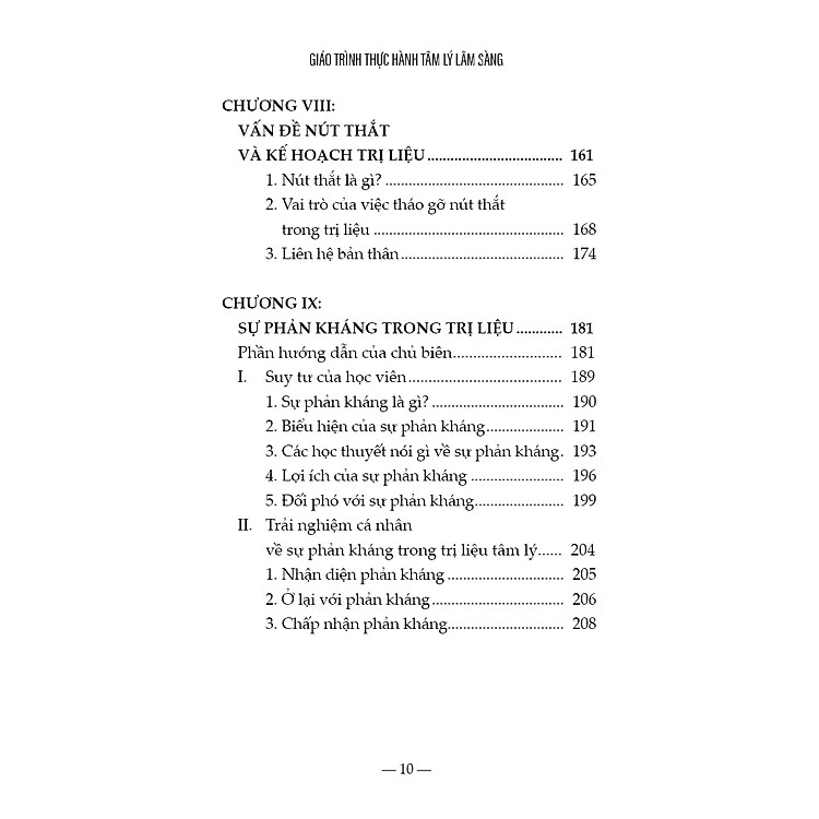 GIÁO TRÌNH THỰC HÀNH TÂM LÝ LÂM SÀNG - Nguyễn Thị Thanh Tú - (bìa mềm)