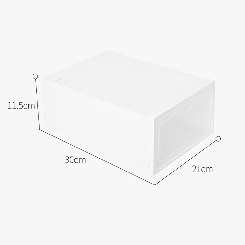 Hộp Đựng Giày Dép NẮP NHỰA TẮM LỚN S8 Chắc Chắn - Tủ Giầy Cứng Cáp Trong Suốt Có Nắp