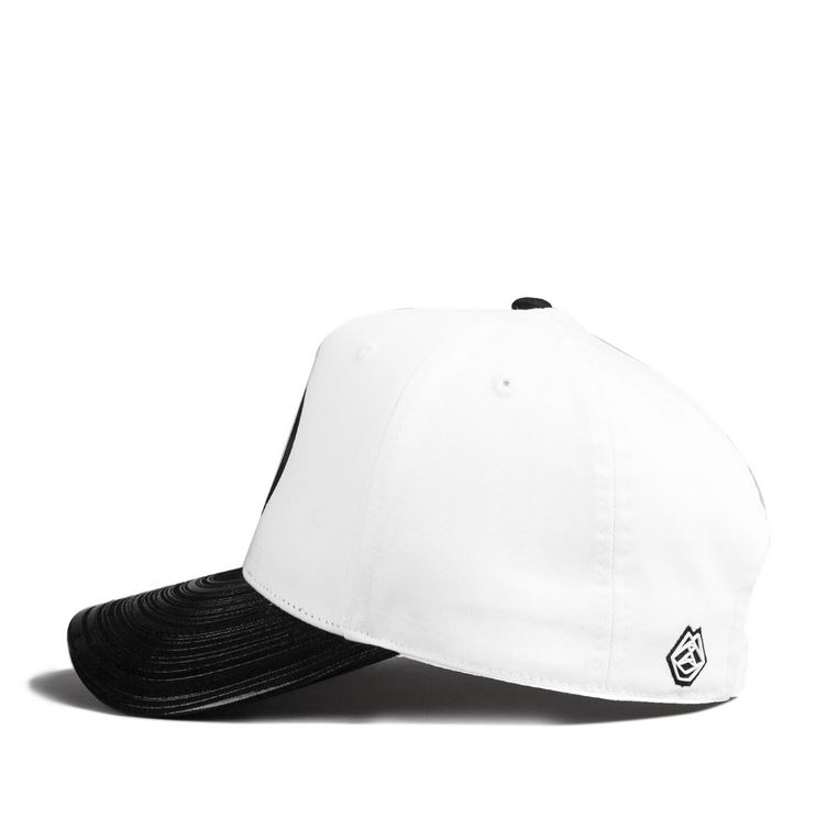 PREMI3R Mũ lưỡi trai Nón ballcap LP RECORD_WHITE/BLACK Mũ lưỡi trai phong cách hàn quốc nón thương hiệu chính hãng