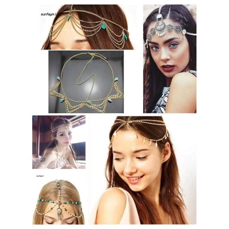 Headchain Vòng Đội Đầu Boho Vintage ( có sẵn )