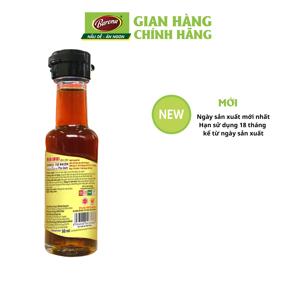 Nước mắm đặc biệt Hải Nhi 50 ml