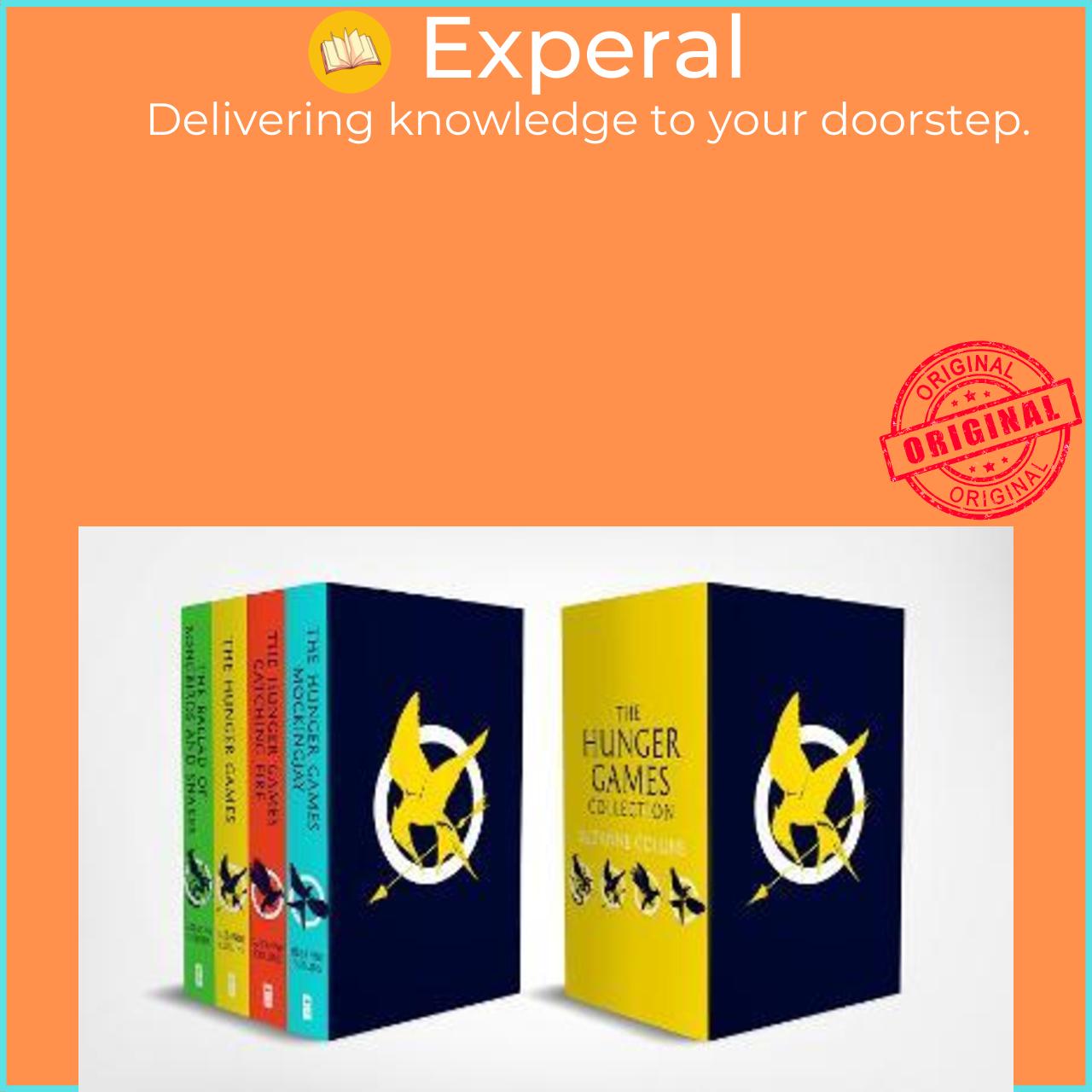 Sách - The Hunger Games 4 Book Paperback Box Set by Suzanne Collins