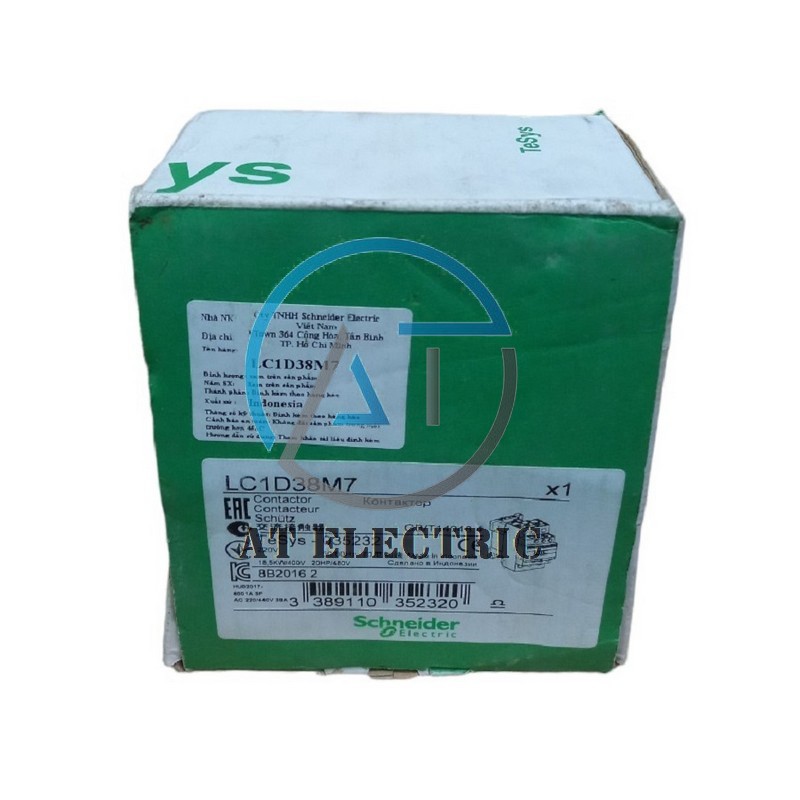 Khởi động từ / Contactor Schneider LC1D38M7 | Hàng Chính Hãng