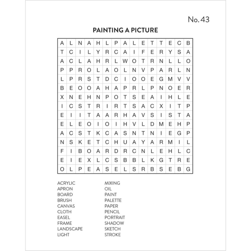 Sách 250 Puzzles - Word Search - Blue &amp; Red