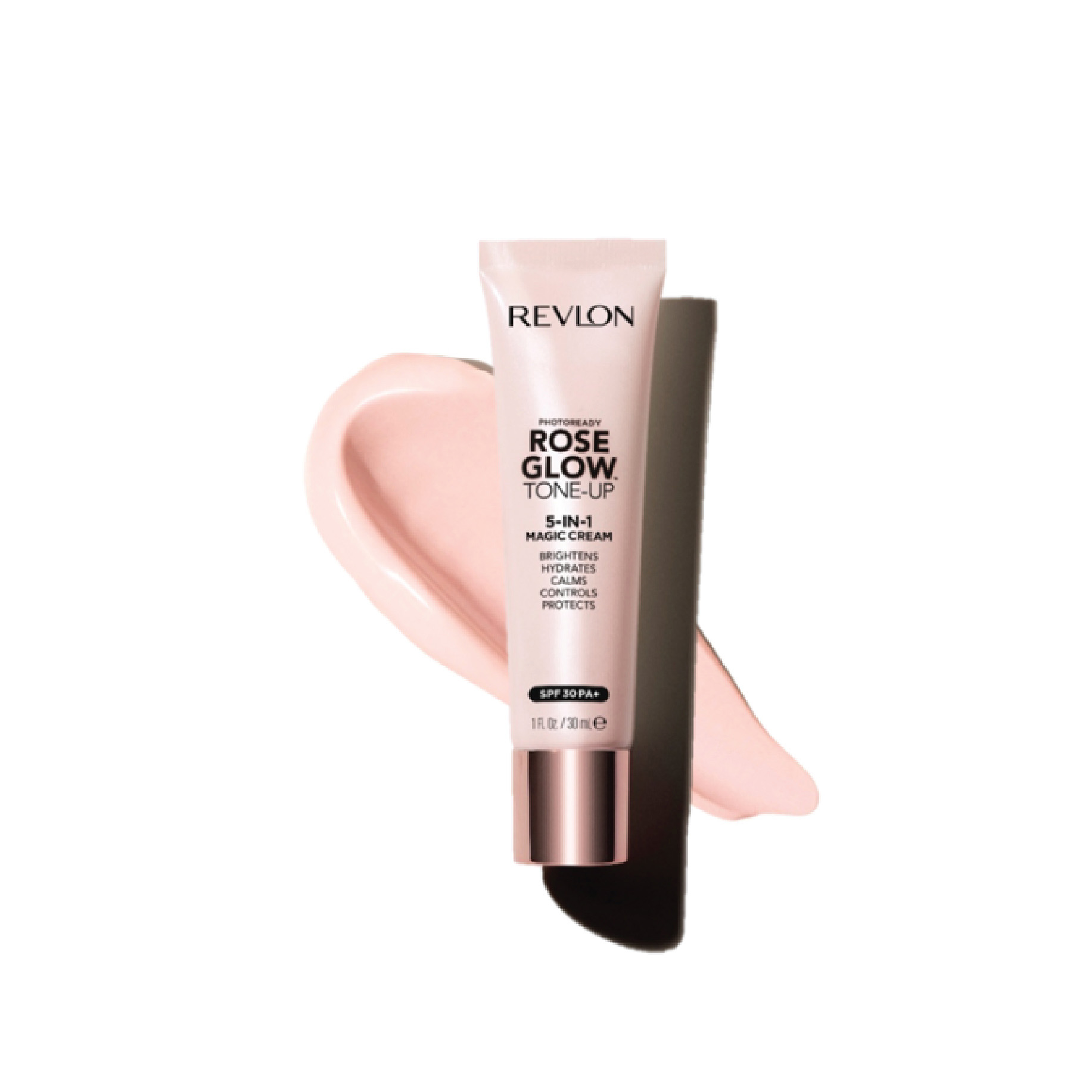 Kem lót chuyên nghiệp 5in1 Revlon Photoready Rose Glow Tone-Up 5in1 Magic Cream SPF 30PA+ 30ml