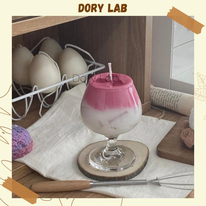 Nến Thơm Handmade Ly Trà Sữa Thạch Jelly nhiều màu sắc - Dory Lab