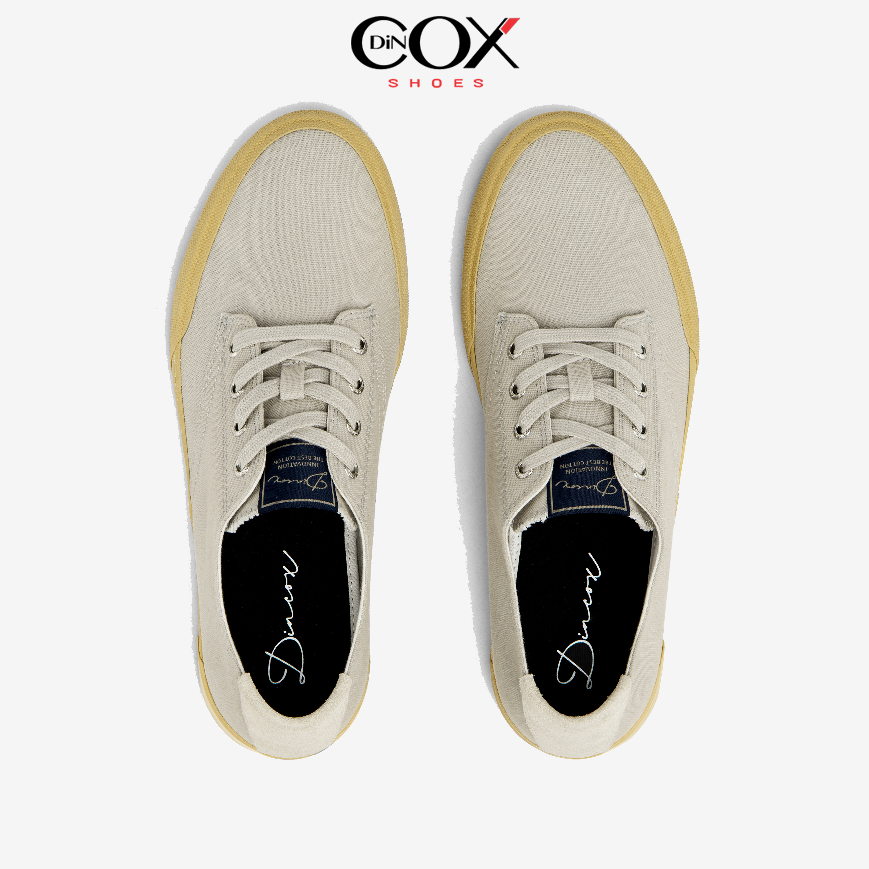 Giày Sneaker Vải Canvas Nam E22 Fog London Thanh Lịch Dincox
