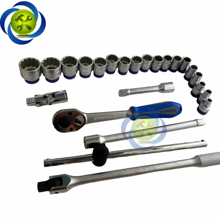 Bộ tuýp 1/2 Kingtony 4026MR03 12 cạnh gồm 24 chi tiết