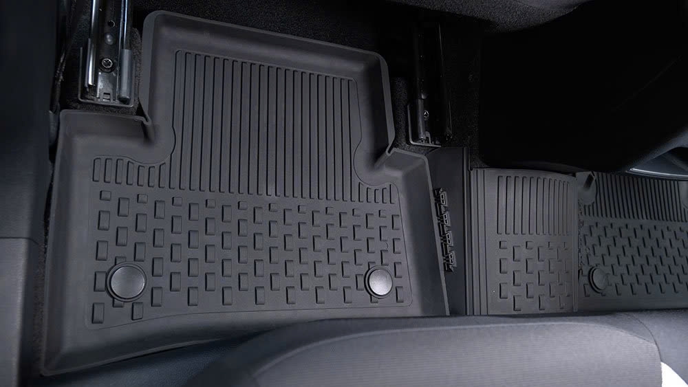 Thảm lót sàn ô tô nhựa TPE Silicon Honda civic 2016-2021 Black Nhãn hiệu Macsim