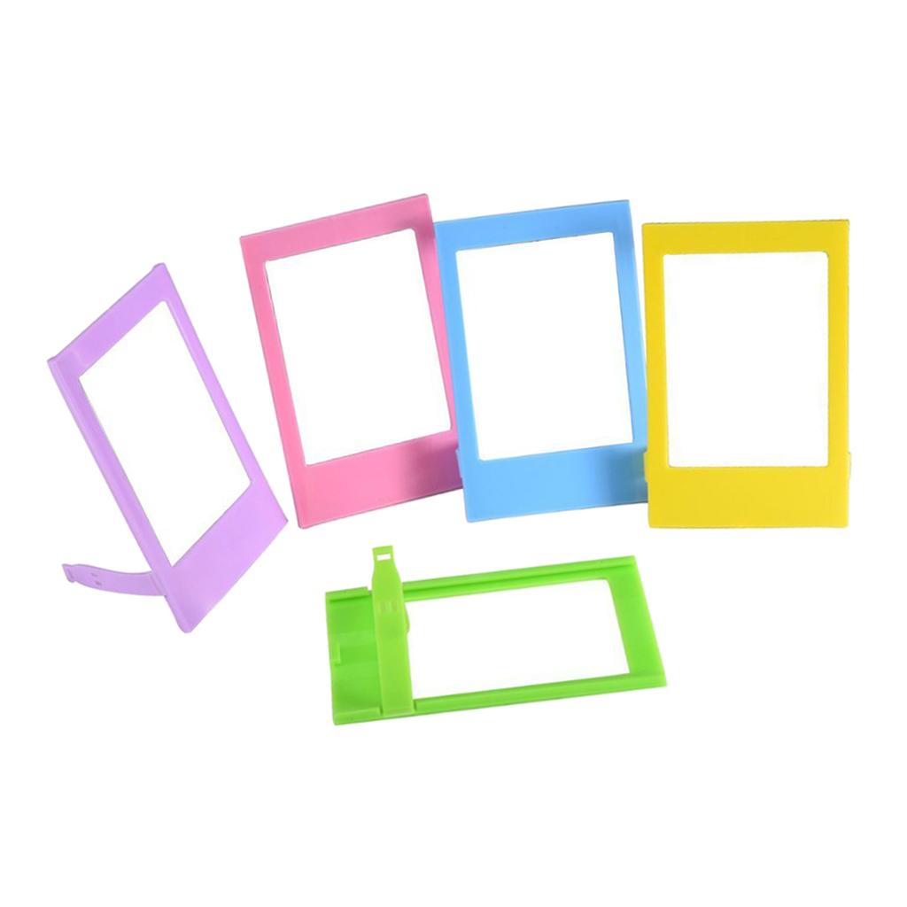 2x5 Colors 3 "plastic Table Top Photo Frame for Fujifilm Instax Mini 9 8 8+ 7s 70