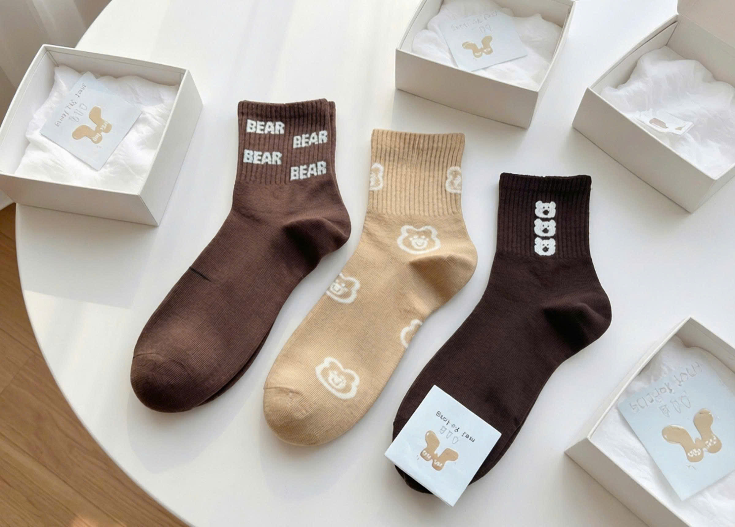 SET 5 ĐÔI TẤT VỚ NỮ CAO CỔ MÃ 21 DÀNH CHO NỮ