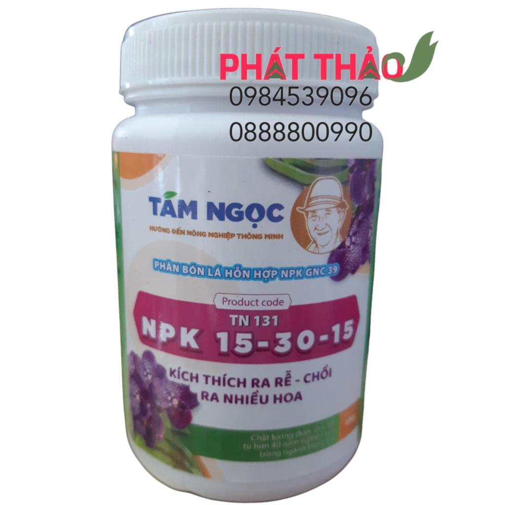 PHÂN NPK TÁM NGỌC (30-10-10,20-20-20,6-30-30,0-52-34,10-55-10,15-30-15) 100gam dùng cho Phong Lan, cây cảnh