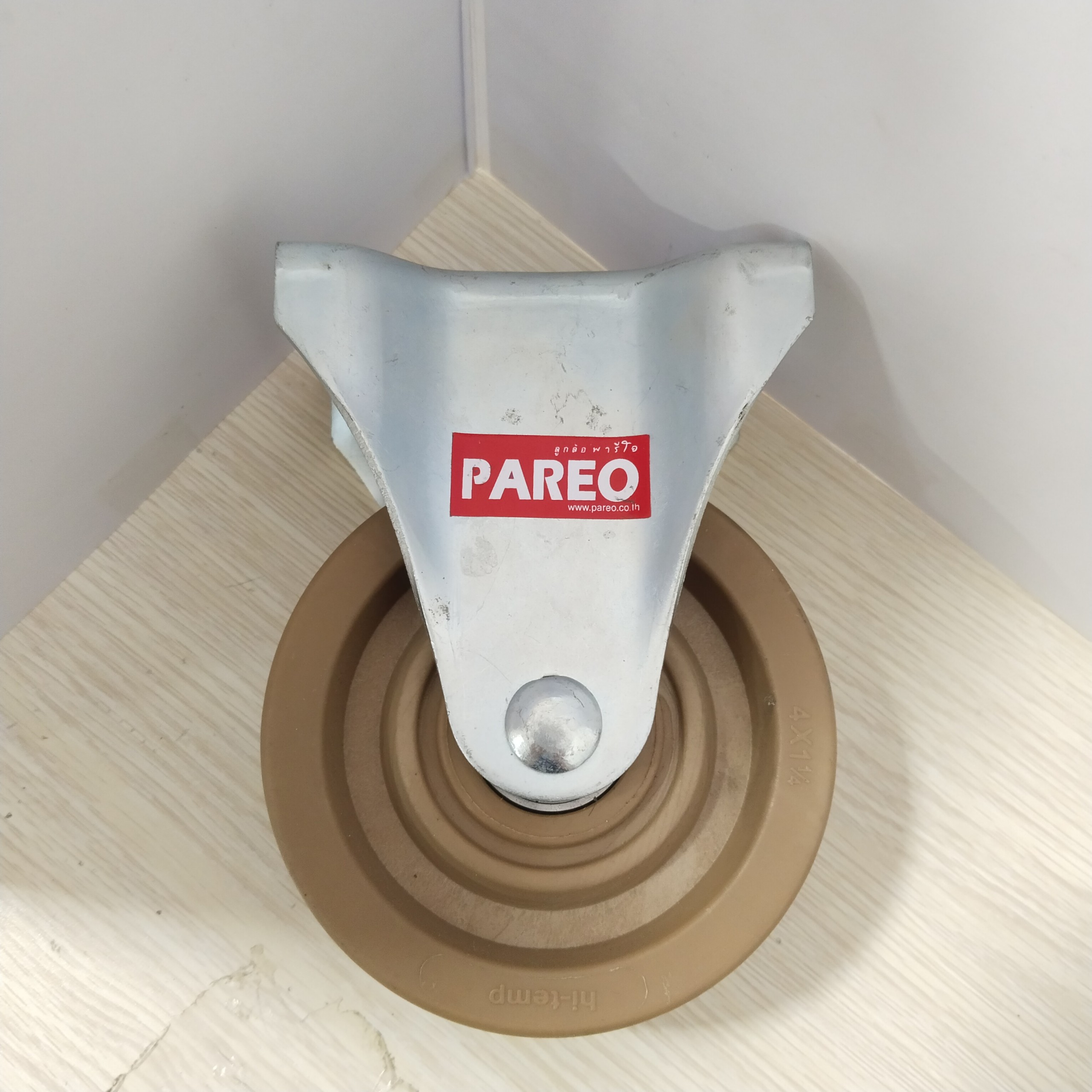 Bánh xe nhựa chịu nhiệt dành cho thiết bị Nung/ nướng/ hấp/ sấy - càng cố định - Thương hiệu Happy Move Thái Lan