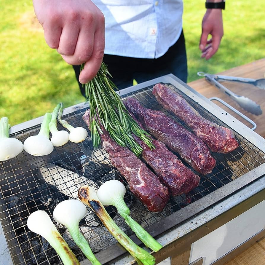 Lò Nướng Than Kiểu Nhật Sous Vide Tools Kasai Konro Bọc Thép Không Gỉ