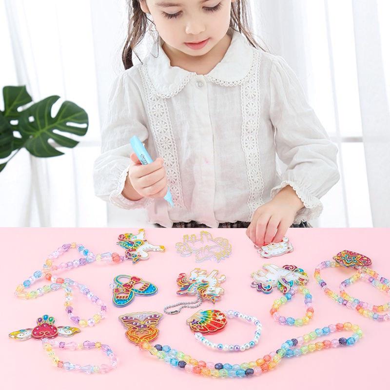 Tô màu trang trí 3D cho bé với nhiều chủ đề làm móc đeo balo, chìa khóa , vòng đeo trang sức cho bé