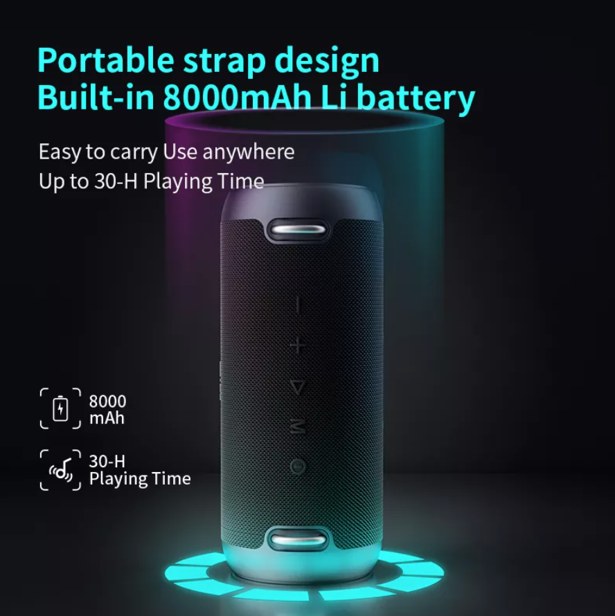 Loa Bluetooth MIFA A90 Công Suất 40W, IPX8 Waterproof - Hàng Chính Hãng