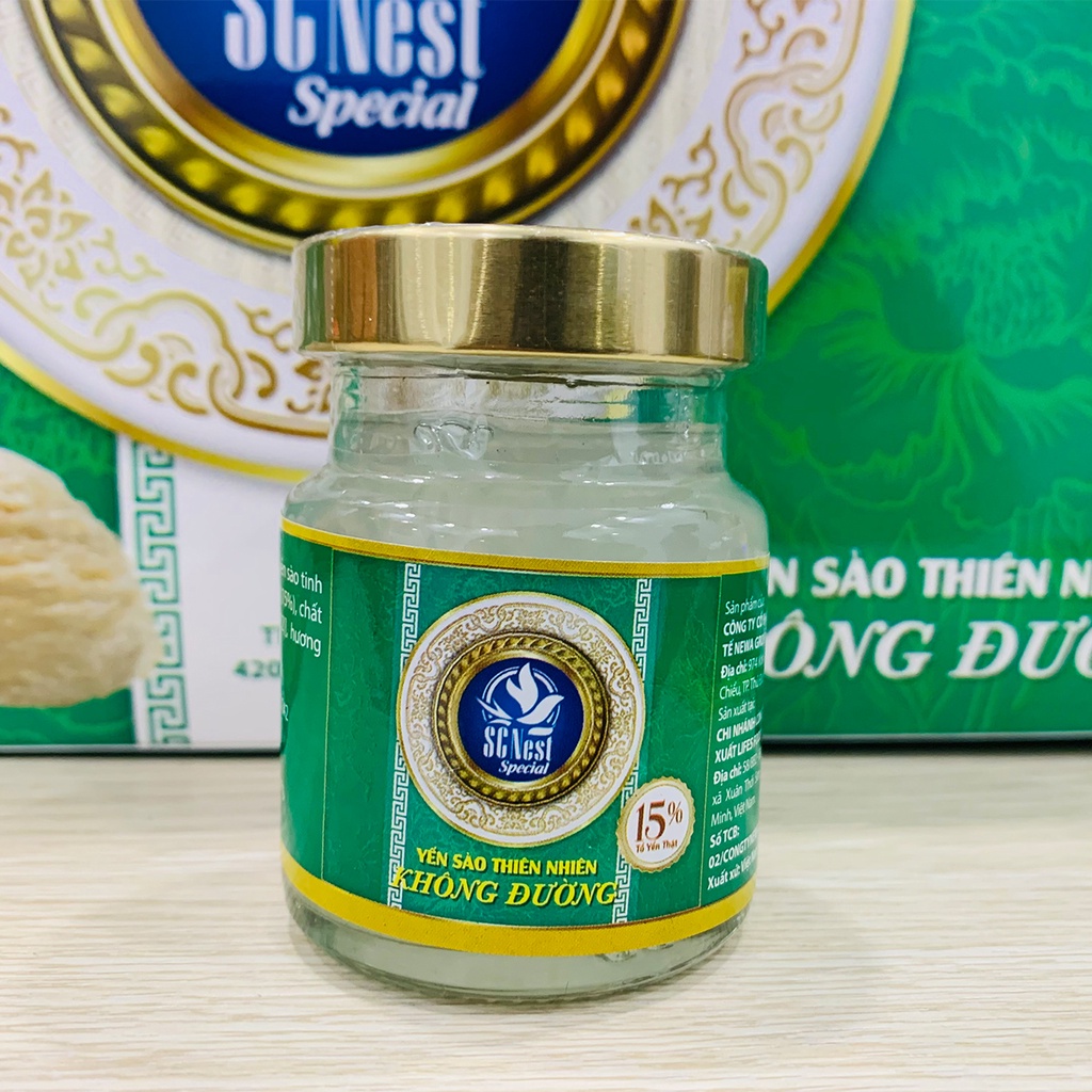 Hộp Nước Yến Sào Không Đường SCNest Special