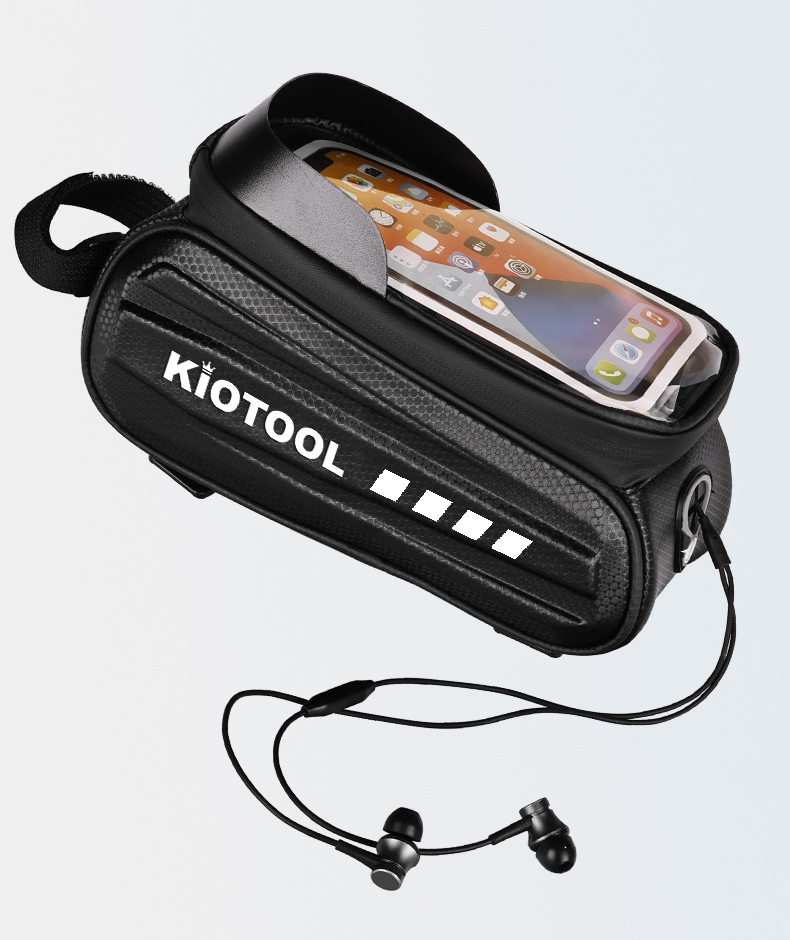 Túi treo sườn xe đạp vỏ cứng chống nước Kiotool đựng điện thoại