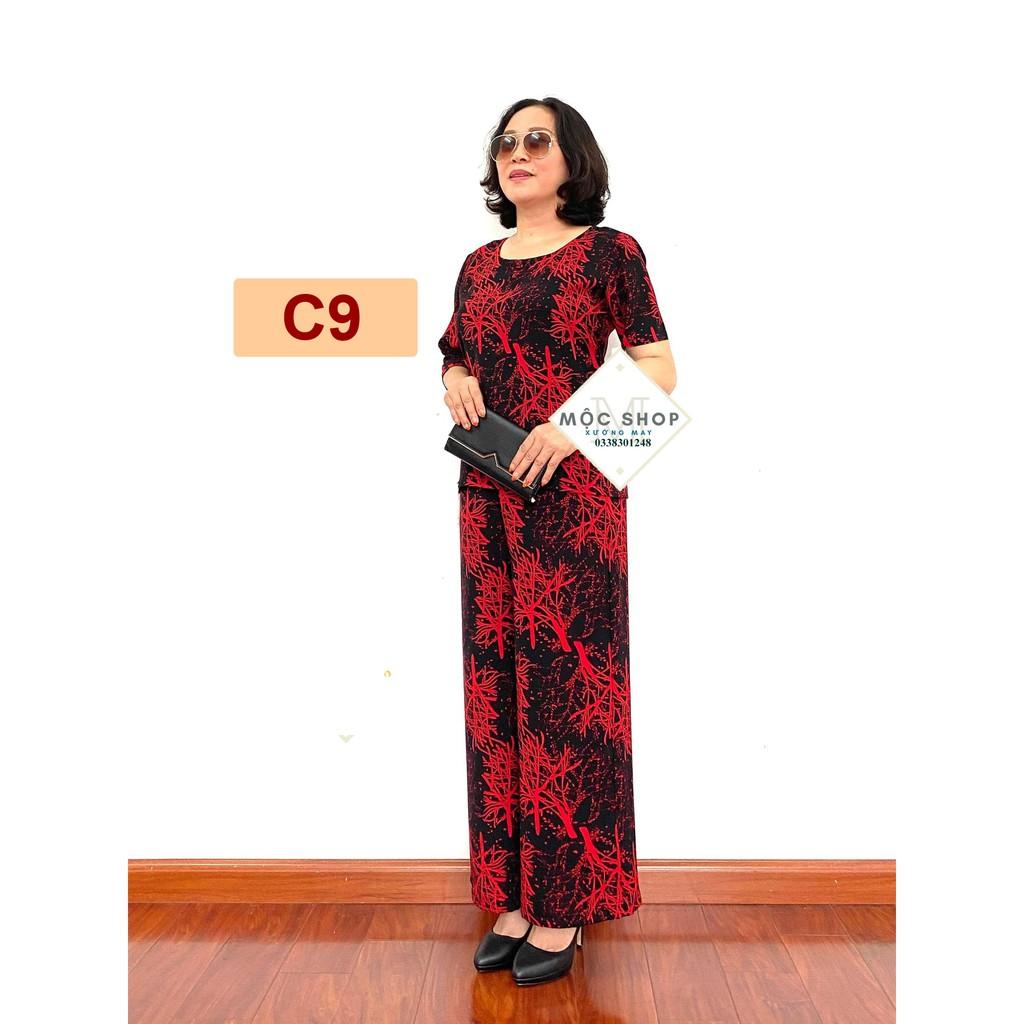 Đồ bộ trung niên Tay cộc cho Bà cho Mẹ