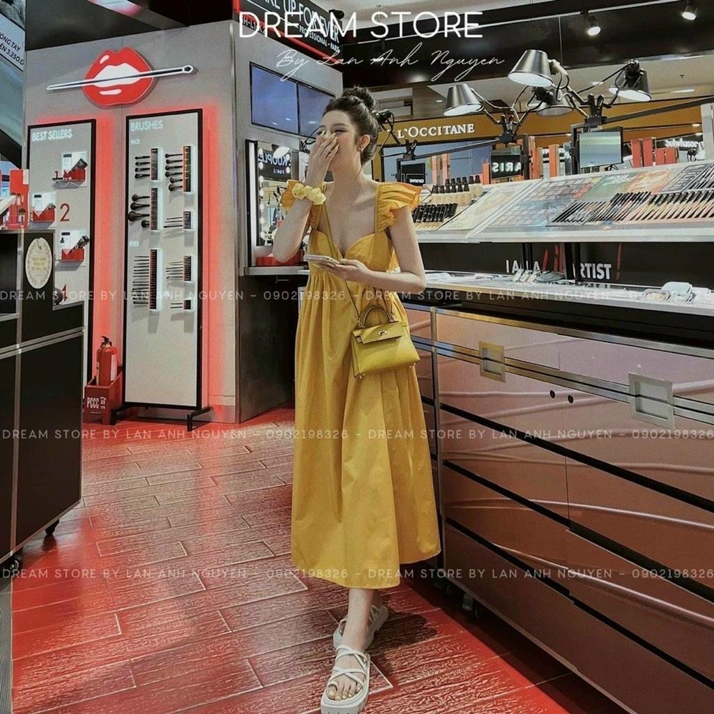 Đầm váy nữ babydoll maxi cánh dơi với 4 màu xinh xắn thích hợp cho các nàng yêu đi biển, đi chơi