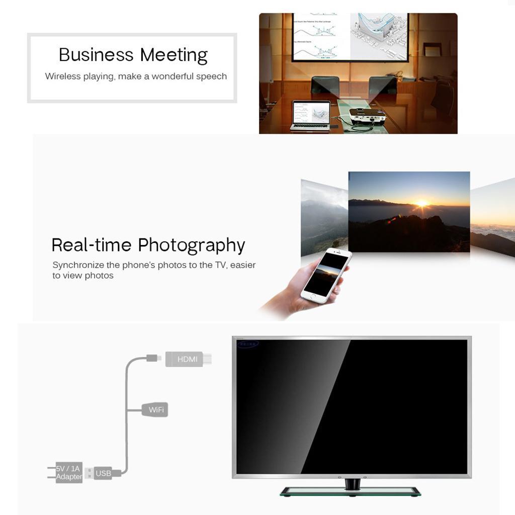 Slim WiFi Wireless Display for Phone Laptop