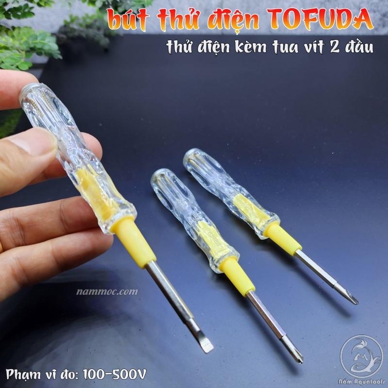 Bút Thử Điện Đa Năng TOFUDA  | Thử Điện Kiêm Tua Vít 2 Đầu