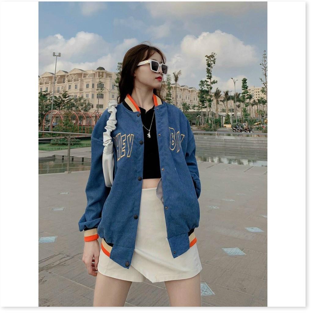ÁO KHOÁC NỮ BOMBER UNISEX NHIỀU MÀU SẮC XINH XẮN KHÁNH AN STORE