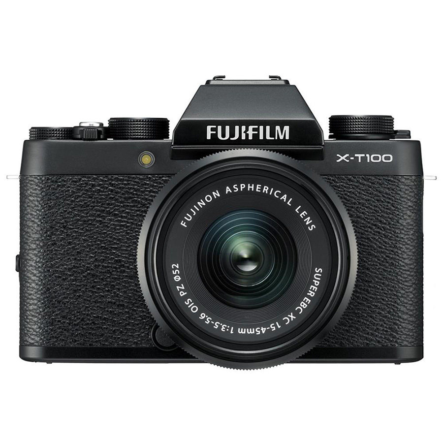 Máy Ảnh Fujifilm X-T100 Kit XC15-45mm f3.5-5.6 OIS (Đen) + Thẻ Nhớ Sandisk 16GB Tốc Độ 48MB/s + Túi Đựng Máy Ảnh Fujifilm - Hàng chính hãng