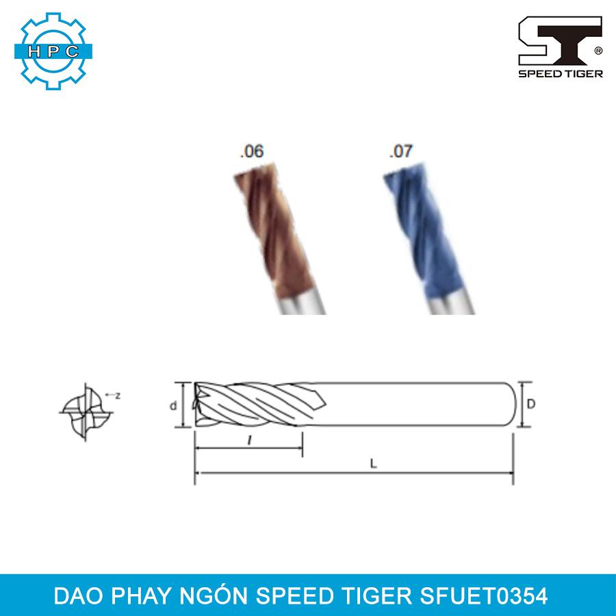 Dao phay vuông Speed Tiger SFUET0354