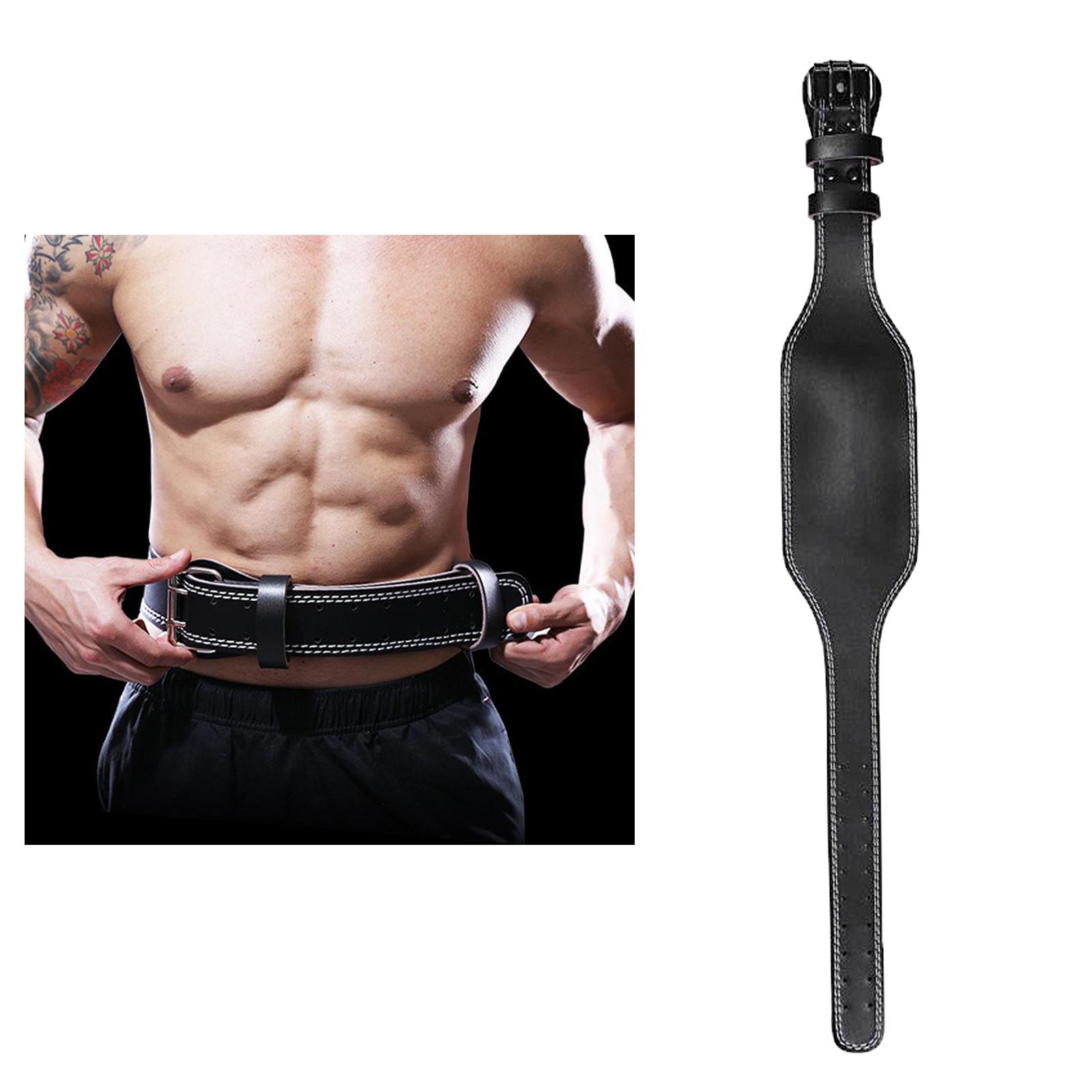 PU Leather Weight Lifting Belt Training Gym Body Building Men&Women 100cm