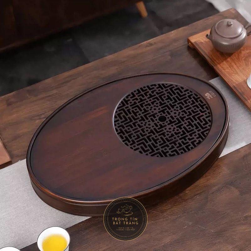 Khay Trà Tre Cao Cấp Bầu Dục KT 15