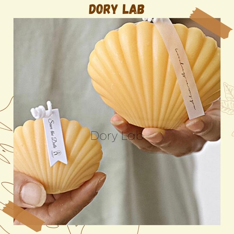 Nến Thơm Vỏ Sò Nhiều Màu Sắc Handmade Không Khói, Quà Tặng