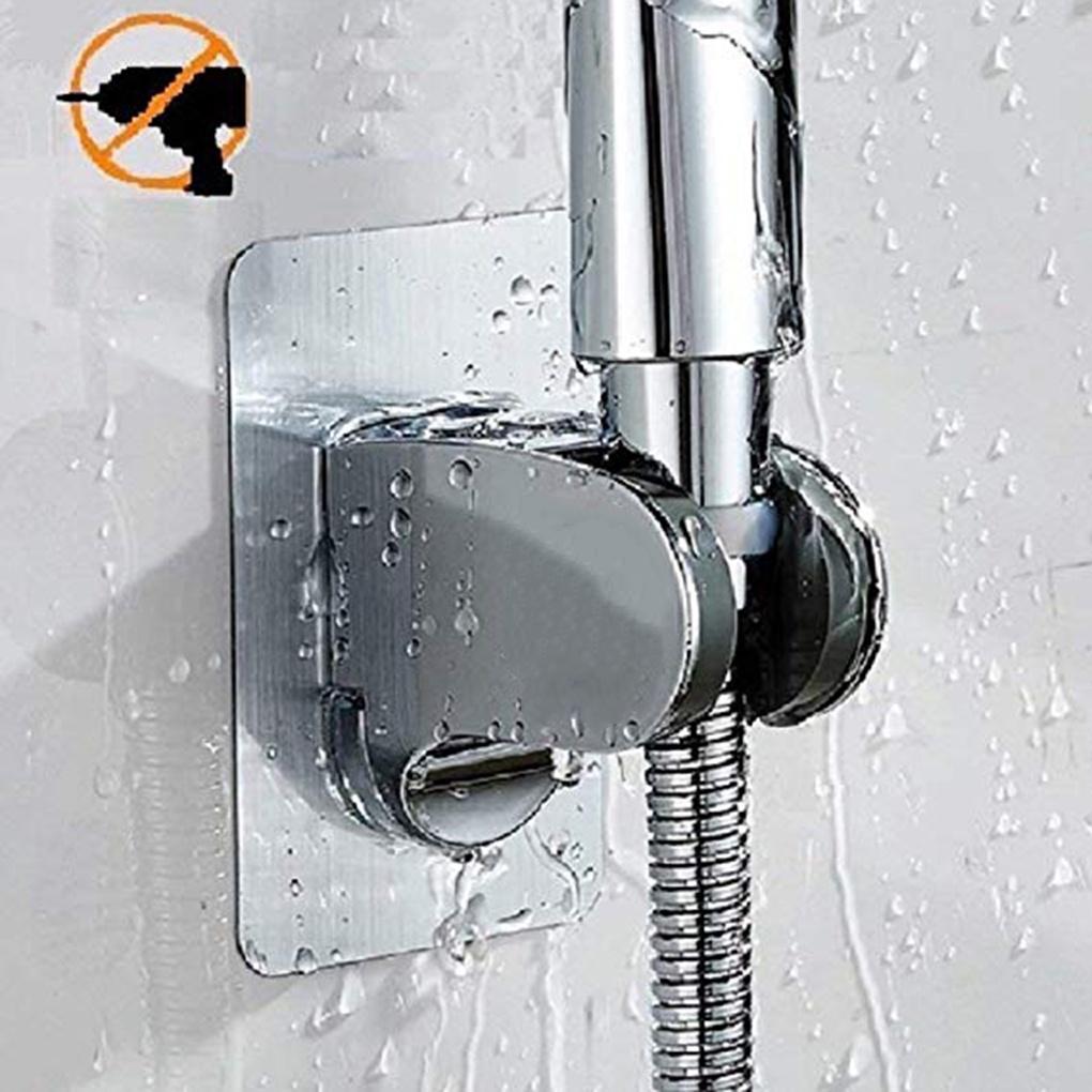 7 Gear Adjustable Holder No Drilling Pressure Shower Head Nozzle Traceless Bracket Stands【vollter1】