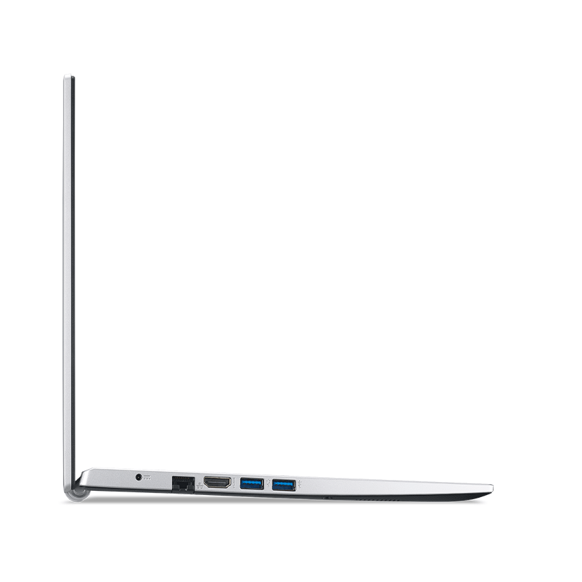 Máy Tính Xách Tay Laptop Acer Aspire 3 A315-58-529V, Core i5-1135G7, 4GBRAM, 256GBSSD, Intel Iris Xe Graphics, 15.6FHD, Webcam, 36.7Wh, Wlan ac+BT, Win11H, Bạc(Pure Silver), 1Y WTY - Hàng Chính Hãng