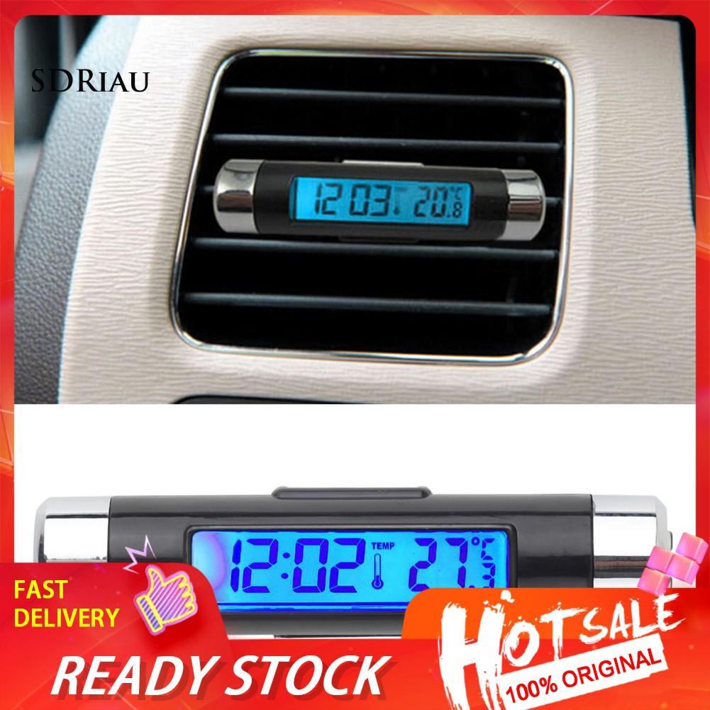 Đồng Hồ Nhiệt Kế Màn Hình Lcd Cho Xe Hơi