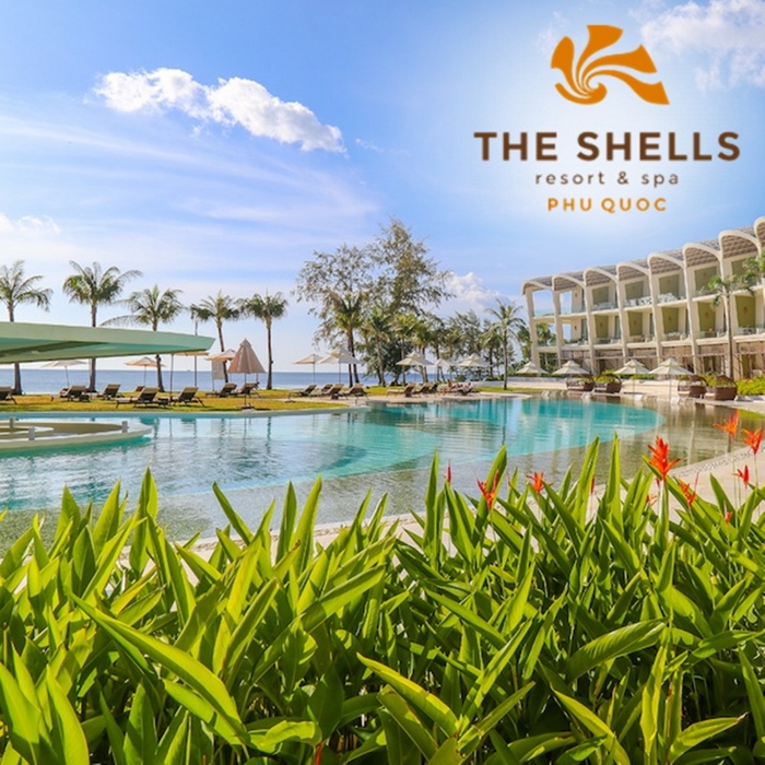 Gói 3N2Đ The Shells Resort & Spa 5* Phú Quốc - Buffet Sáng, Hồ Bơi, Bãi Biển Riêng, Đón Tiễn Sân Bay, Dành Cho 02 Người Lớn, Giải Thưởng Khách Sạn Thiết Kế Kiến Trúc Đẹp