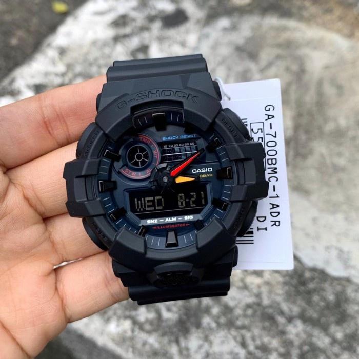 Đồng Hồ Nam Dây Nhựa Casio G-Shock GA-700BMC-1A Chính Hãng - GA-700BMC-1ADR