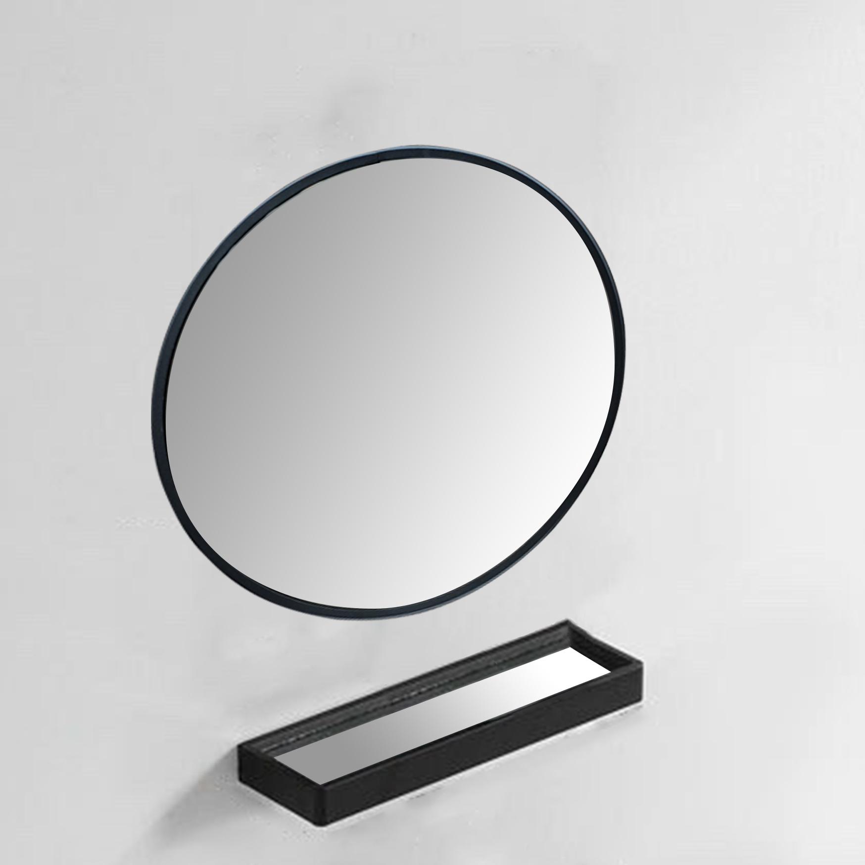 Bộ tủ chậu lavabo mini - COMBO 4 Món Tủ Chậu Lavabo + Gương + Kệ Gương Thông Minh Gọn Gàng Sang Trọng Cho Phòng Tắm