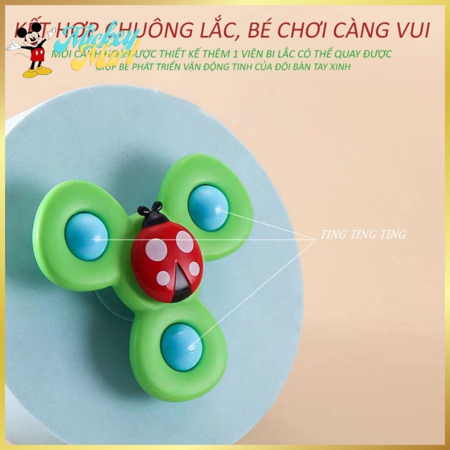 SET 3 Con Quay Đồ Chơi Con Quay Spinner Chong Chóng Phát Ra Âm Thanh Vui nhộn Cho Bé - CBCQB2