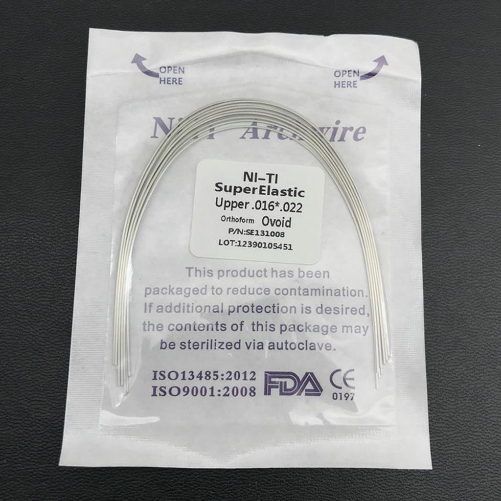 10 Pack Dental Orthodontic Super Elastic Niti Archs Upper Lower Supplies