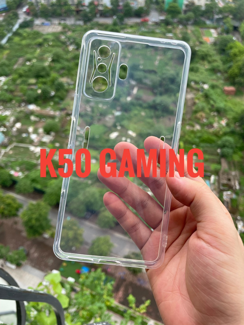 Ốp lưng silicon cho Xiaomi Redmi K50 Gaming Edition dẻo Gor Bảo vệ camera trong suốt Hàng nhập khẩu