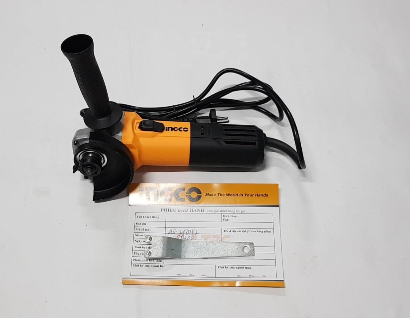 MÁY MÀI GÓC 750W 100MM INGCO AG750182 - HÀNG CHÍNH HÃNG