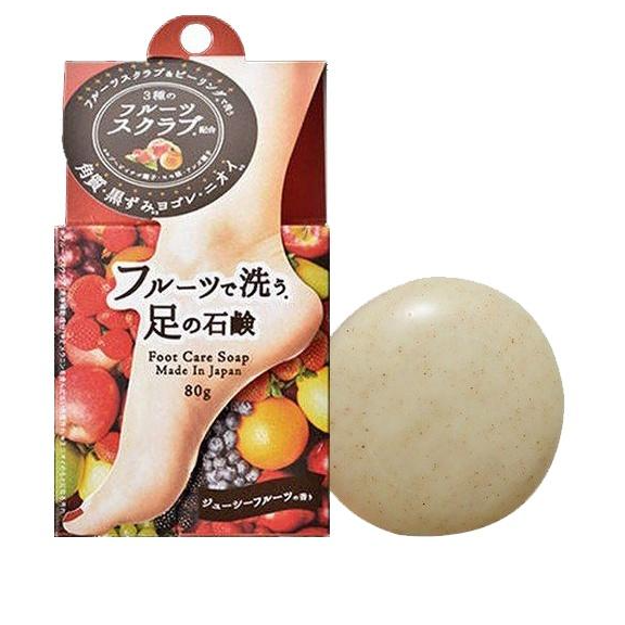 Xà phòng chăm sóc chân chiết xuất hoa trái cây Pelican Foot Care Scrub Soap 80g