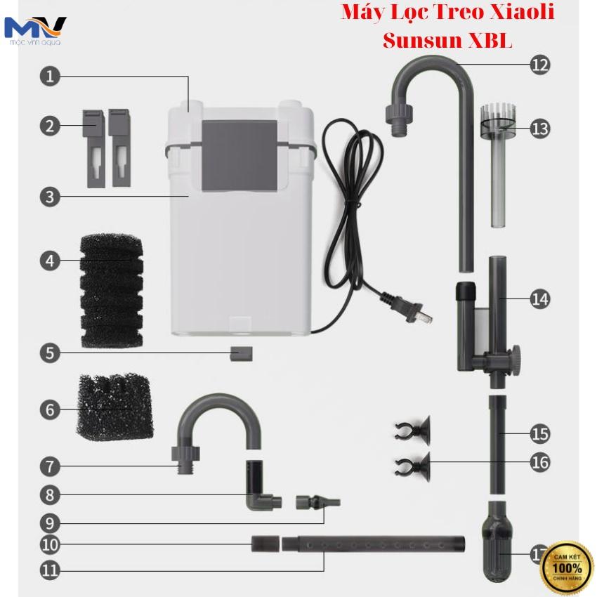 Máy Lọc Treo Xiaoli Sunsun XBL | CỬA HÀNG CÁ CẢNH MỘC VINH AQUA