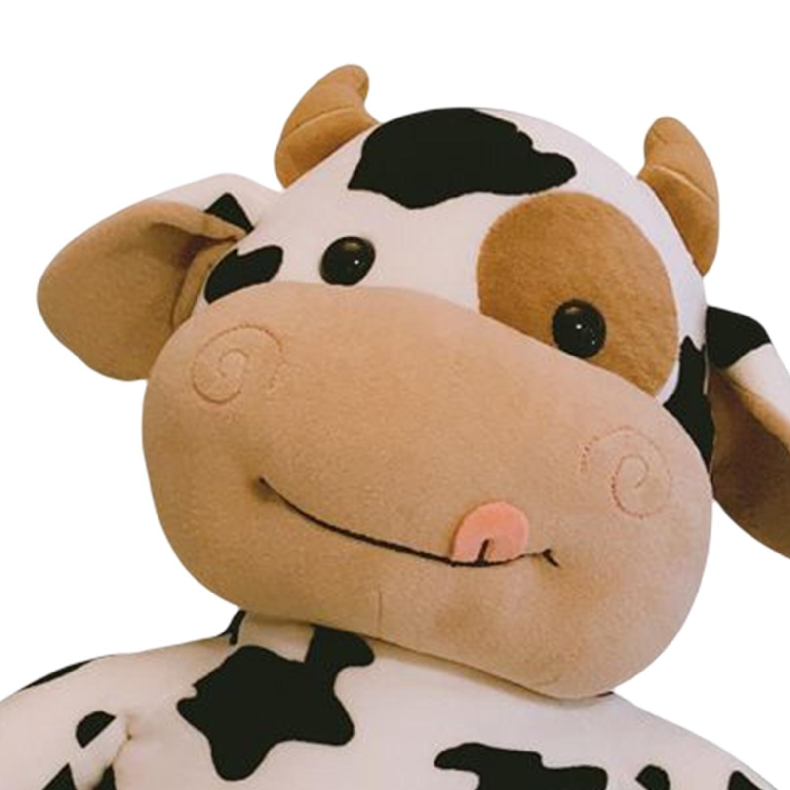 Plush Cow Toy Lovely Lifelike Soft for Home Decoration Birthday Gifts Girls