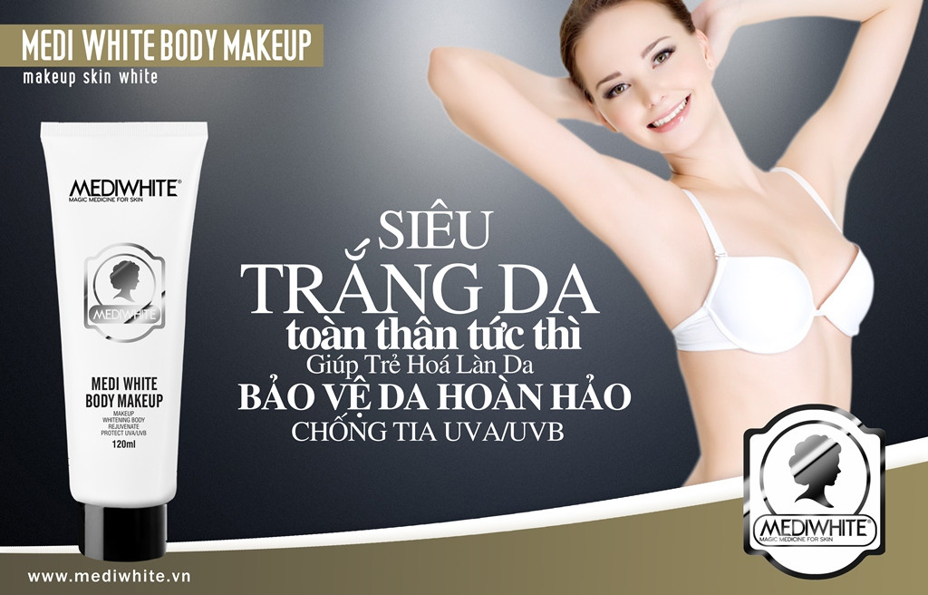 Kem trang điểm toàn thân Medi White Body Makeup