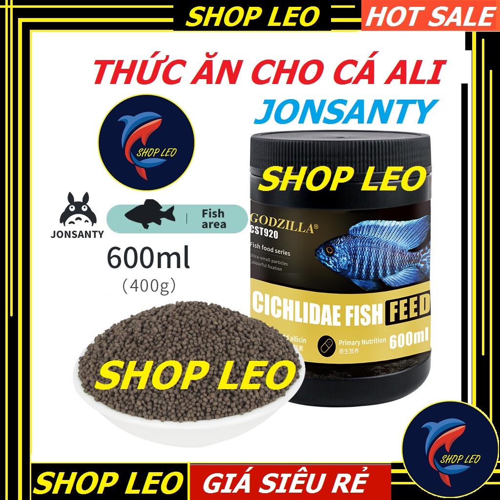 Thức ăn cá ali JONSANTY - Cám dinh dưỡng cho các dòng cá Cichlids - phụ kiện thủy sinh - shopleo