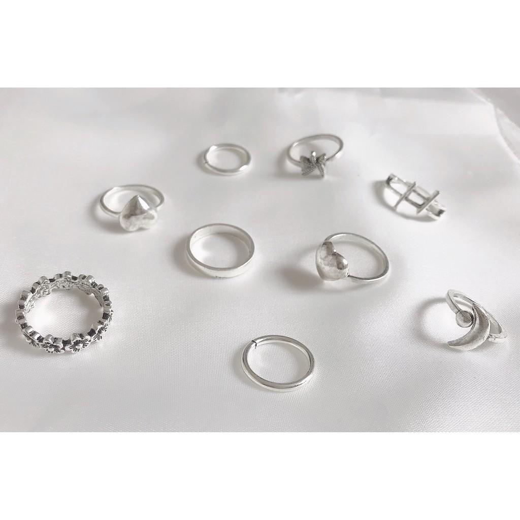 Nhẫn nữ - BST 9 - 12 cái ️ ƯU ĐÃI TOÀN SHOP ️ Bạc 925 sáng bền, thiết kế tinh tế phù hợp mọi phong cách, sự kiện