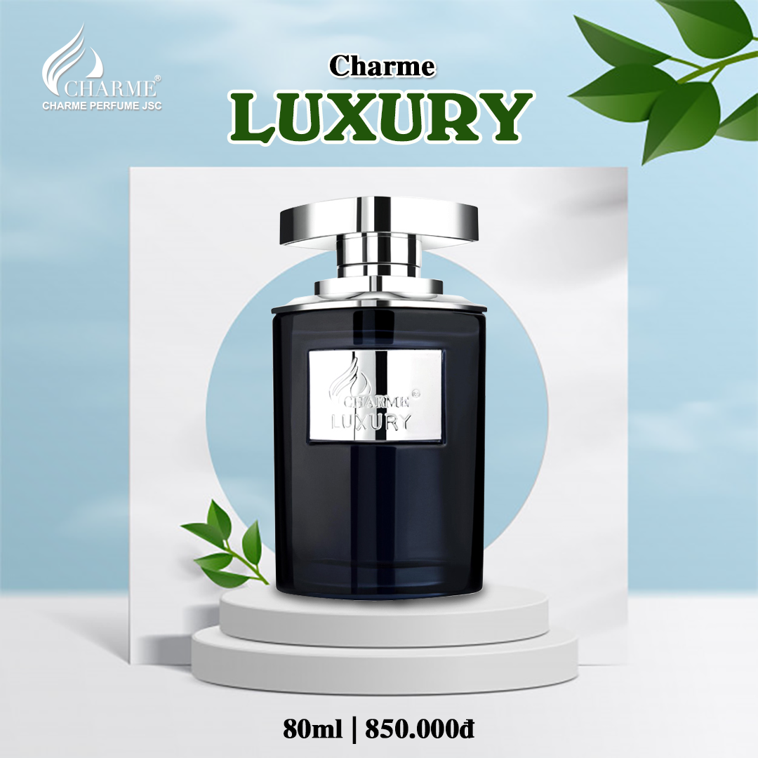 Nước hoa nam cao cấp Charme Luxury 10ml chai Test mini lưu hương lâu với hương mát lạnh pha chút nồng ấm